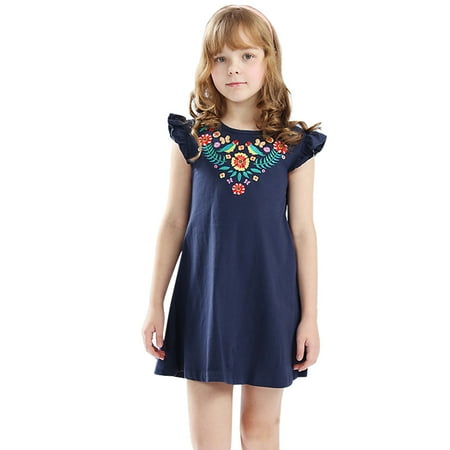 HIBRO Toddler Summer Girls Kids Fly Sleeve Floral Embroider Beach Sundress Party Dresses Princess Dress Girls Short Party Dresses Size 12 Teenage Girl Dresses Casual
HIBRO Toddler Summer Girls Kids Fly Sleeve Floral Embroider Beach Sundress Party Dresses Princess Dress Girls Short Party Dresses Size 12 Teenage Girl Dresses Casual