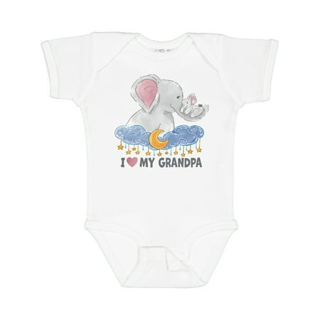 Inktastic I Love My Grandpa Cute Elephants with Moon and Stars Gift Baby Boy or Baby Girl Bodysuit
Inktastic I Love My Grandpa Cute Elephants with Moon and Stars Gift Baby Boy or Baby Girl Bodysuit