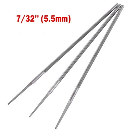 3pcs Chainsaw Round Files Sharpening Chainsaw Chains 4 4.8 5.5mm Grinding Tool