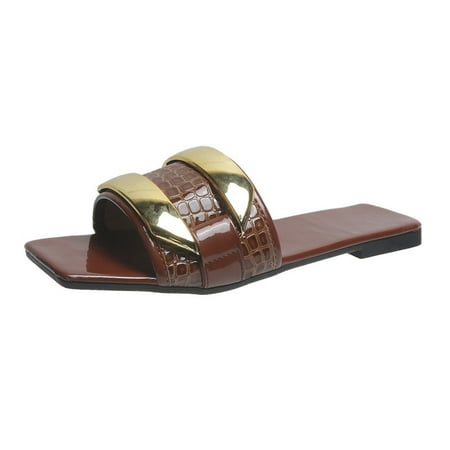 Slippers for Women Slippers Shoes Women S Indoor Fashion Leisure Casual Outdoor Breathable Women S Slipper Womens Slippers Pu Brown 41
Slippers for Women Slippers Shoes Women S Indoor Fashion Leisure Casual Outdoor Breathable Women S Slipper Womens Slippers Pu Brown 41