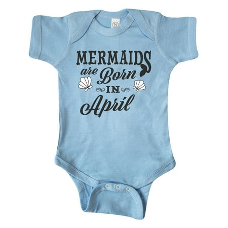 Inktastic Mermaids are born in April Birthday Gift Baby Boy or Baby Girl Bodysuit
Inktastic Mermaids are born in April Birthday Gift Baby Boy or Baby Girl Bodysuit