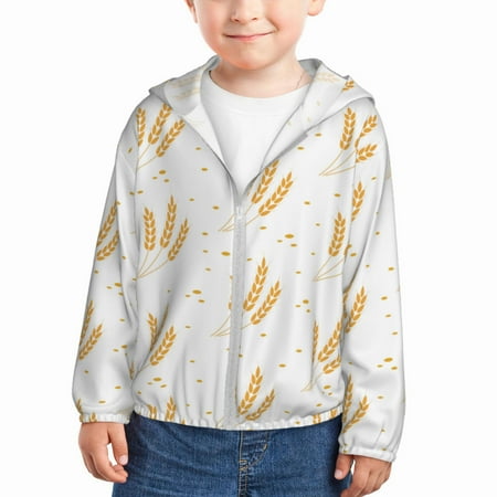 Lukts Wheat Print Children s Long-Sleeved Sun Protection Clothing Hooded Sweatshirts for Boys and Girls Outdoor Sports-18 Months
Lukts Wheat Print Children s Long-Sleeved Sun Protection Clothing Hooded Sweatshirts for Boys and Girls Outdoor Sports-18 Months