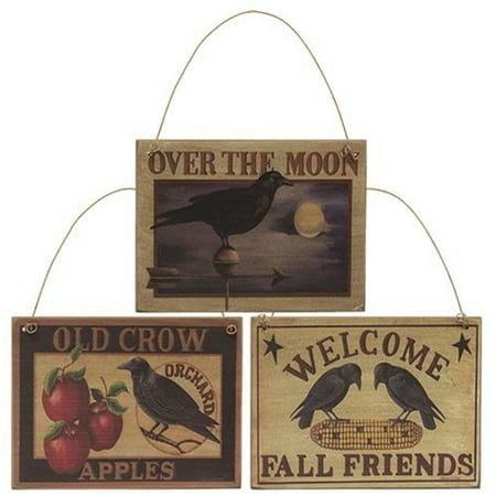 CWI Gifts Old Crow Apples Ornament 3 Asstd.