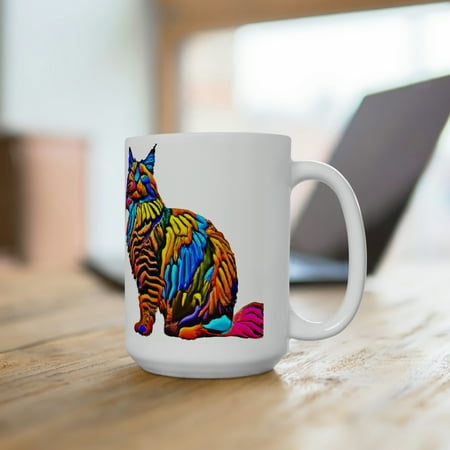 Maine Coon Cat Coffee Mug Maine Coon Cat Lover Coffee Cup Pablo Picasso