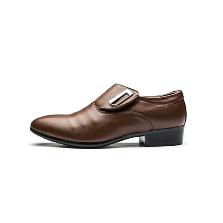 Woobling Mens Leather Shoe Formal Dress Shoes Slip On Oxfords Men Loafers Fashion Business Comfort Brown 6.5
Woobling Mens Leather Shoe Formal Dress Shoes Slip On Oxfords Men Loafers Fashion Business Comfort Brown 6.5