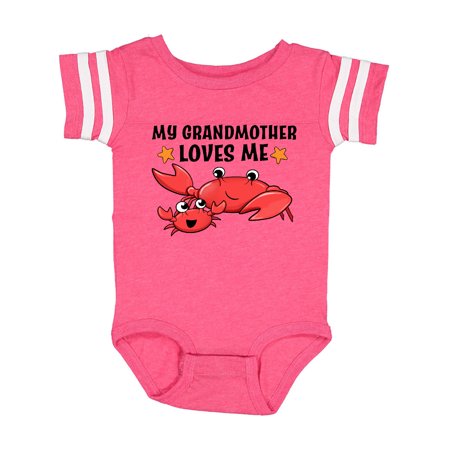 Inktastic My Grandmother Loves Me- cute crab family Gift Baby Boy or Baby Girl Bodysuit
Inktastic My Grandmother Loves Me- cute crab family Gift Baby Boy or Baby Girl Bodysuit