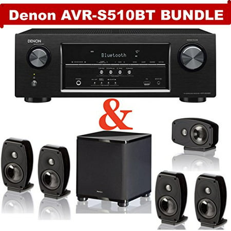 Denon AVR-S510BT 5.2-channel home theater receiver NOW WITH Paradigm Cinema 100 CT System!