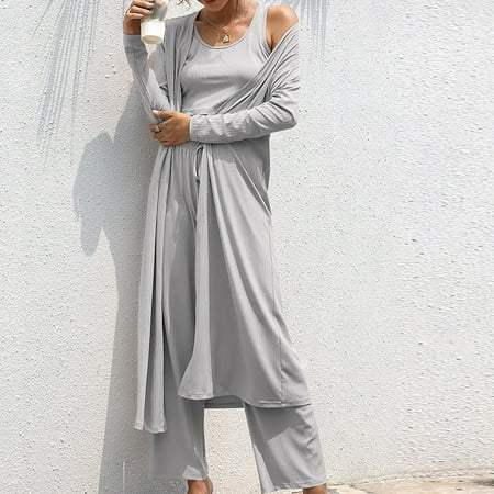 Women S Sets Clearance Women S Long Sleeve Sports Tops Set Elastic Waist Long Pants Pajamas Sets Gray Xl
Women S Sets Clearance Women S Long Sleeve Sports Tops Set Elastic Waist Long Pants Pajamas Sets Gray Xl