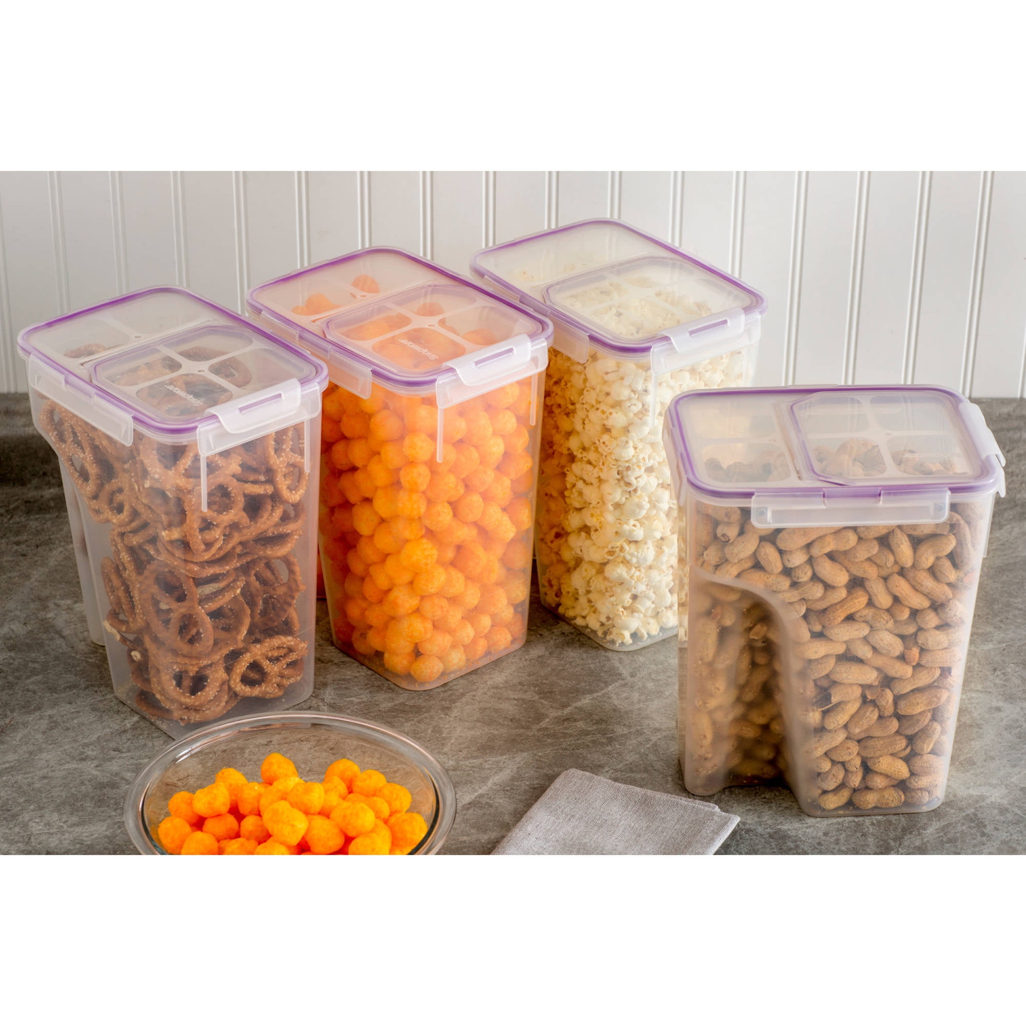 Glad Food Storage Containers, Family Size, 104 Ounce, 3 Count