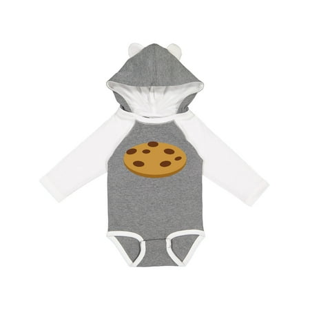 Inktastic Chocolate Chip Cookie Gift Baby Boy or Baby Girl Long Sleeve Bodysuit