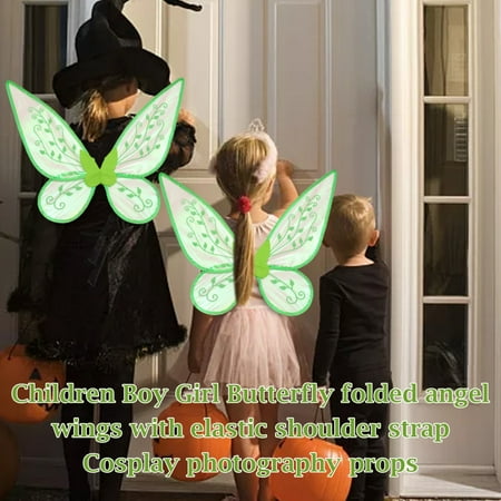Pink Green Girls Fairy Wings With Floral Wreath Lightweight Easy Wearing Wings For Stage Performance Dacing Singing
Pink Green Girls Fairy Wings With Floral Wreath Lightweight Easy Wearing Wings For Stage Performance Dacing Singing