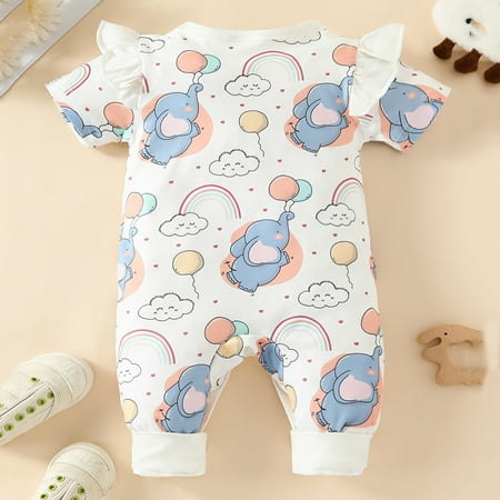 Vedolay Jumpsuits For Girl Girls Printed Knit Jersey Romper with Elastic Waistband WH1 3-6 Months
Vedolay Jumpsuits For Girl Girls Printed Knit Jersey Romper with Elastic Waistband WH1 3-6 Months