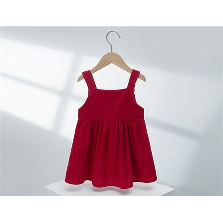Cathalem Dress with Diaper Cover Children Kids Toddler Baby Girls Sleeveless Bowknot Corduroy Kids Vintage Dresses Dress Red 12-24 Months
Cathalem Dress with Diaper Cover Children Kids Toddler Baby Girls Sleeveless Bowknot Corduroy Kids Vintage Dresses Dress Red 12-24 Months