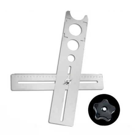 Dheera Ceramic Tile Perforation Locator Stainless Steel Ruler Lengthened Thickened Multi Function ruler for Home Decoration(D)
Dheera Ceramic Tile Perforation Locator Stainless Steel Ruler Lengthened Thickened Multi Function ruler for Home Decoration(D)