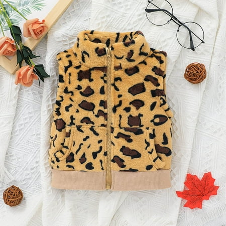 XMMSWDLA Deals Clearance Baby Outerwear Toddler Baby Girl Boy Leopard Print Hoodie Sleeveless Waistcoat Warm Jacket Outwear Plush Cute Winter
XMMSWDLA Deals Clearance Baby Outerwear Toddler Baby Girl Boy Leopard Print Hoodie Sleeveless Waistcoat Warm Jacket Outwear Plush Cute Winter