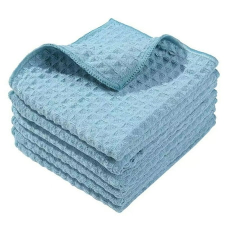 6pcs Microfiber Kitchen Dish Cloths Waffle Weave Kitchen Towels Super Absorbent Reusable Multipurpose Cleaning Cloths for Washing Dishes
6pcs Microfiber Kitchen Dish Cloths Waffle Weave Kitchen Towels Super Absorbent Reusable Multipurpose Cleaning Cloths for Washing Dishes