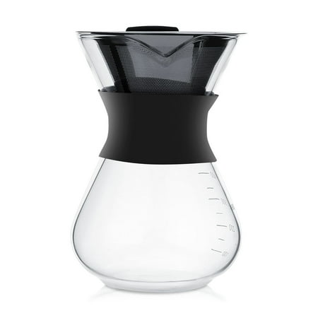 Pour Over Coffee Maker with Double-layer Stainless Steel Filter Coffee Dripper Brewer & Glass Coffee Pot High Heat Resistant Coffee pot suit
Pour Over Coffee Maker with Double-layer Stainless Steel Filter Coffee Dripper Brewer & Glass Coffee Pot High Heat Resistant Coffee pot suit