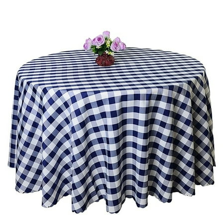 Round Tablecloth Plaid Tablecloth With Lace Polyester Table Cover For Hotel Restaurant Picnic Indoor And Outdoor Dining Garden Party-Blue and white grid-200cm
Round Tablecloth Plaid Tablecloth With Lace Polyester Table Cover For Hotel Restaurant Picnic Indoor And Outdoor Dining Garden Party-Blue and white grid-200cm