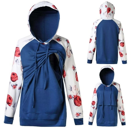 Women Long Sleeve Sweatshirts Casual Nursing Hoodie Sweatshirt Breastfeeding Top Autumn Winter Maternity Wear Nursing Drawstring Sweater Pregnant Top
Women Long Sleeve Sweatshirts Casual Nursing Hoodie Sweatshirt Breastfeeding Top Autumn Winter Maternity Wear Nursing Drawstring Sweater Pregnant Top