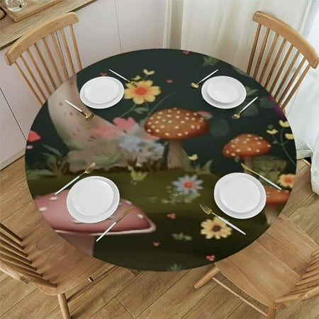 Spring Round Fitted with Elastic Edge Waterproof Fitted Table Cover Table Cloth for Kitchen Indoor Dining Outdoor Party Patio
Spring Round Fitted with Elastic Edge Waterproof Fitted Table Cover Table Cloth for Kitchen Indoor Dining Outdoor Party Patio