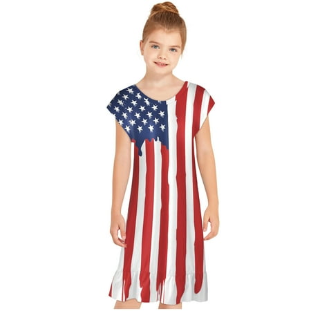 DTBPRQ Infant Baby Girl 4th of July Star Stripe Dress Independence Day Kids Ruffle Short Sleeve Summer Shirt Dress
DTBPRQ Infant Baby Girl 4th of July Star Stripe Dress Independence Day Kids Ruffle Short Sleeve Summer Shirt Dress