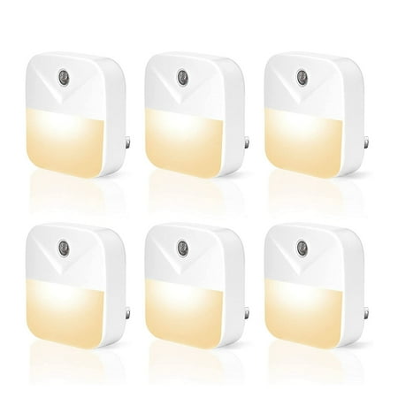 6PCS LED Night Light Plug Soft Warm White Light Dusk to Dawn Sensor for Bedroom Bathroom Kitchen Hallway Stairs US Plug
6PCS LED Night Light Plug Soft Warm White Light Dusk to Dawn Sensor for Bedroom Bathroom Kitchen Hallway Stairs US Plug
