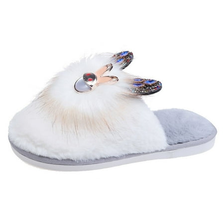 Women s Fuzzy Rhinestone Slippers Rabbit Shape Soft Plush Cozy Warm House Shoes Pink 40-41
Women s Fuzzy Rhinestone Slippers Rabbit Shape Soft Plush Cozy Warm House Shoes Pink 40-41