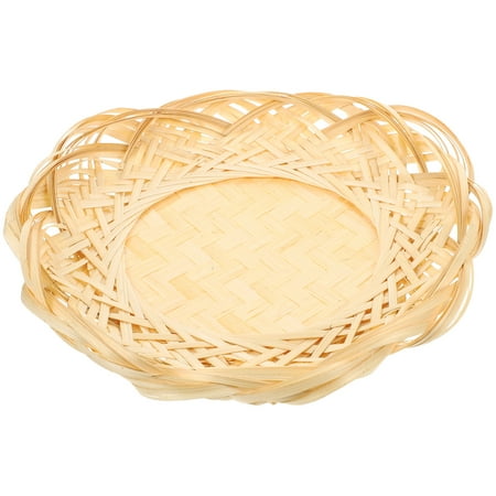 

Dried Fruit Tray Bamboo Snack Tray Decorative Bamboo Craft Bamboo Sashimi Tray