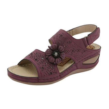 Sandals Women Fashion Women Flowers Casual Open Toe Wedges Massage Soft Bottom Breathable Hook Loop Shoes Sandals
Sandals Women Fashion Women Flowers Casual Open Toe Wedges Massage Soft Bottom Breathable Hook Loop Shoes Sandals