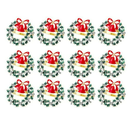 12 Pcs Christmas Wreath Napkin Ring Metal Napkin Buckle Diamond Napkin Ring Dinner Party Napkin Buckle Napkin Ring
12 Pcs Christmas Wreath Napkin Ring Metal Napkin Buckle Diamond Napkin Ring Dinner Party Napkin Buckle Napkin Ring