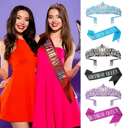 Xinhuadsh 1 Set Etiquette Belt Queen Crown Two-piece Set Letter Printed Long Ribbon Rhinestone Inlay Crown Party Dress-up Accessories Birthday Party Etiquette Shoulder Strap Headband Set
Xinhuadsh 1 Set Etiquette Belt Queen Crown Two-piece Set Letter Printed Long Ribbon Rhinestone Inlay Crown Party Dress-up Accessories Birthday Party Etiquette Shoulder Strap Headband Set