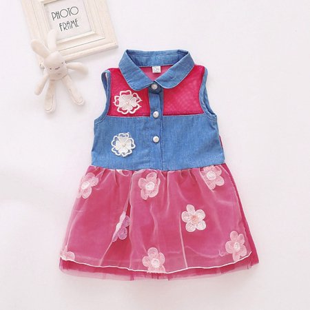 Dyfzdhu Girls Dress Toddler Baby Girls Sleeveless Floral Print Cowboy Princess Dress
Dyfzdhu Girls Dress Toddler Baby Girls Sleeveless Floral Print Cowboy Princess Dress