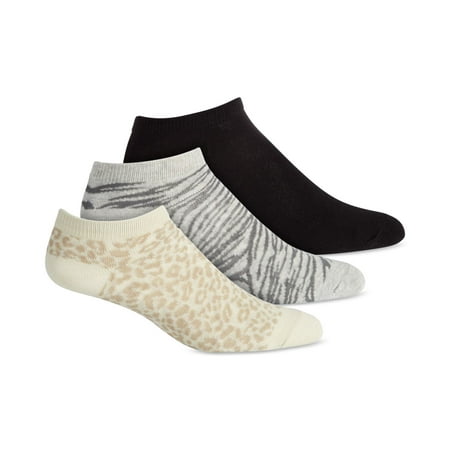 Jenni 3-pk. Animal Socks Animal Printblack Osfm