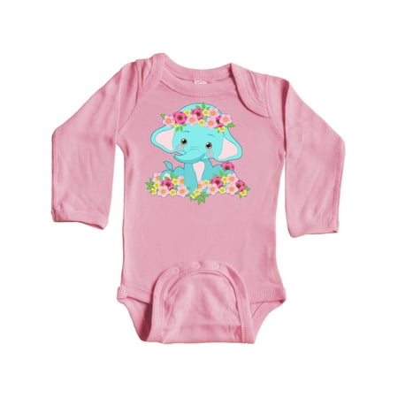 Inktastic Cute Baby Elephant with Flowers Gift Baby Boy or Baby Girl Long Sleeve Bodysuit
Inktastic Cute Baby Elephant with Flowers Gift Baby Boy or Baby Girl Long Sleeve Bodysuit