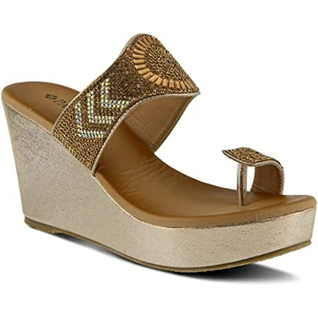 PATRIZIA Women s Heena Sandals Gold EU 36 / US 5.5-6