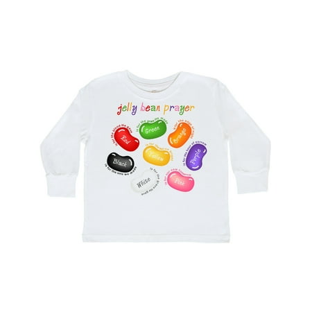 Inktastic Jelly Bean Prayer Gift Toddler Boy or Toddler Girl Long Sleeve T-Shirt