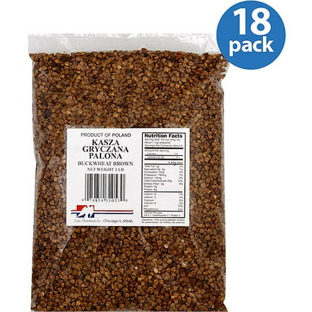 Eagle Distributors Inc. Brown Buckwheat, 16 oz, (Pack of 18)