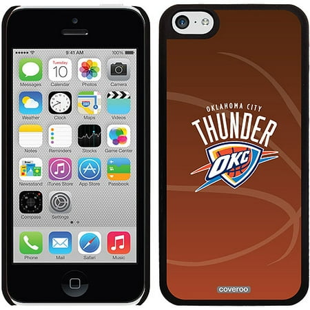 Oklahoma City Thunder Basketball Design on iPhone 5c Thinshield Snap-On Case by Coveroo