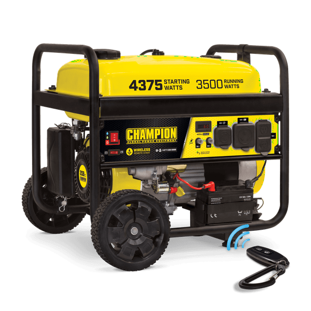 Champion 4375/3500-Watt Portable Generator with Wireless Remote Start