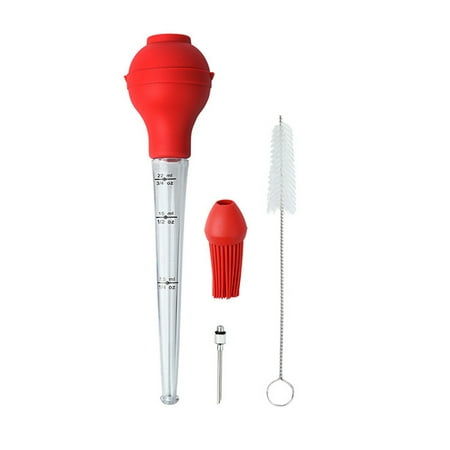 Hioecau Silicone Turkey Basters with Measurement Markings for Cooking Essential Thanksgiving Tool for Flavorful Meat Large Pump Head Cleaning Brush Home Kitchen Essential
Hioecau Silicone Turkey Basters with Measurement Markings for Cooking Essential Thanksgiving Tool for Flavorful Meat Large Pump Head Cleaning Brush Home Kitchen Essential