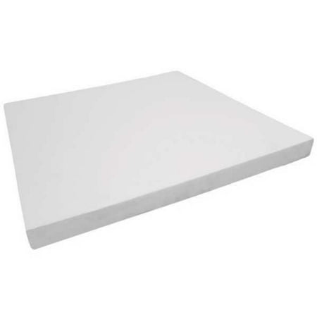 ZoroSelect Foam Sheet Crosslink 12 in W 12 in L 1/2 in Thick White