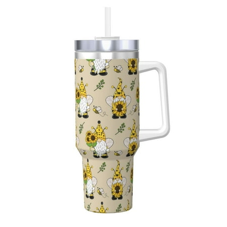 Uemuo Gnomes Bees And Sunflowers Print 40oz Ice Bully With Handle And Straw Stainless Steel Vacuum Insulated Cup And 2 In 1 Straw Lid Insulated Travel Tumbler
Uemuo Gnomes Bees And Sunflowers Print 40oz Ice Bully With Handle And Straw Stainless Steel Vacuum Insulated Cup And 2 In 1 Straw Lid Insulated Travel Tumbler