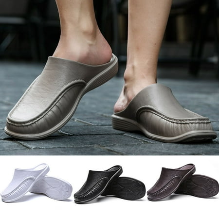Xinyolin Summer Men Slippers Solid Color Anti Skid Shoes Slip On Closed Toe Flats Sandals for Indoor
Xinyolin Summer Men Slippers Solid Color Anti Skid Shoes Slip On Closed Toe Flats Sandals for Indoor