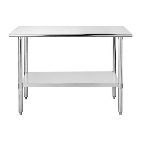 LANTRO JS Stainless Steel Work Table for Prep & Work 24 x 48 Inches Heavy Duty Table with Undershelf and Galvanized Legs for Restaurant Home and Hotel
LANTRO JS Stainless Steel Work Table for Prep & Work 24 x 48 Inches Heavy Duty Table with Undershelf and Galvanized Legs for Restaurant Home and Hotel