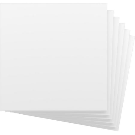 Ekena Millwork 23 3/4 W x 23 3/4 H x 3/4 T PVC Hobby Boards Unfinished (6-Pack)