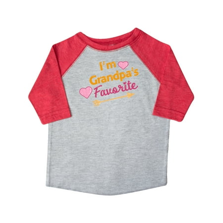 Inktastic I m Grandpa s Favorite with Arrow and Hearts in Pink Gift Toddler Boy or Toddler Girl T-Shirt
Inktastic I m Grandpa s Favorite with Arrow and Hearts in Pink Gift Toddler Boy or Toddler Girl T-Shirt