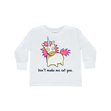 Inktastic Don t Make me Cut You- frazzled unicorn Gift Toddler Boy or Toddler Girl Long Sleeve T-Shirt
Inktastic Don t Make me Cut You- frazzled unicorn Gift Toddler Boy or Toddler Girl Long Sleeve T-Shirt