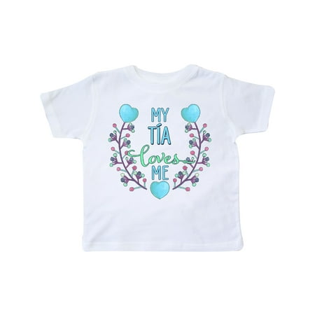 Inktastic My Tía Loves Me with Flowers and Hearts Gift Toddler Boy or Toddler Girl T-Shirt
Inktastic My Tía Loves Me with Flowers and Hearts Gift Toddler Boy or Toddler Girl T-Shirt