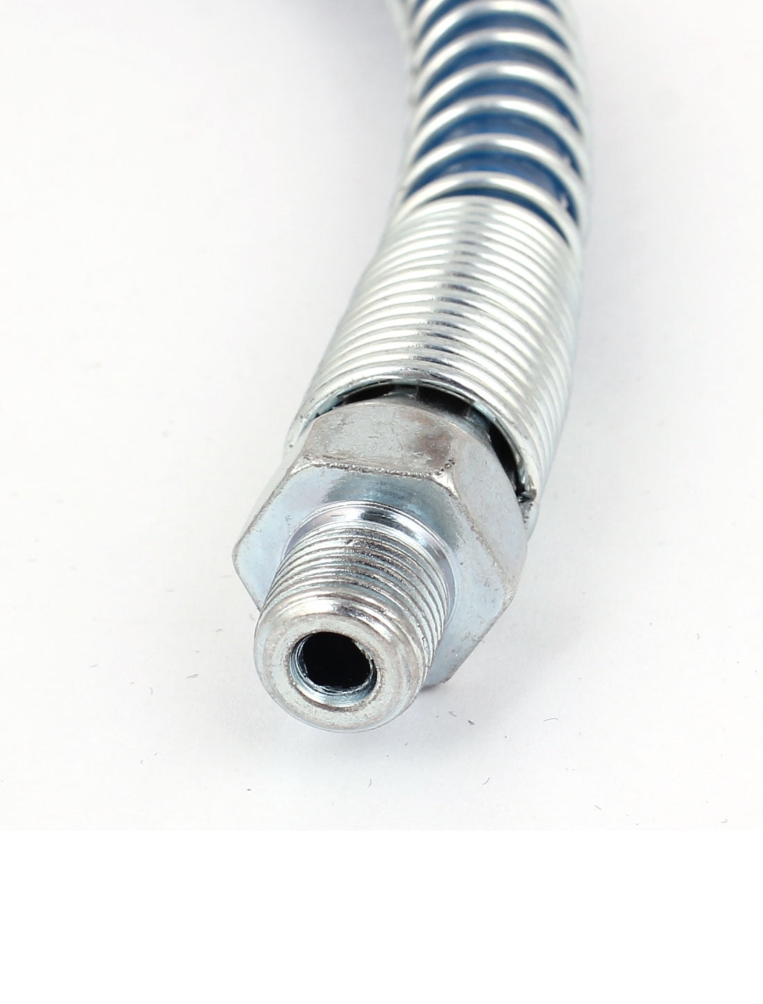 15/" Length 1//8/"BSP Male Thread Flexible Hand Operated Whip Grease Gun Hose Blue