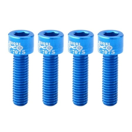 Spare Stem Screws Mountain Bike Parts Road 4Pcs/set Aluminum Alloy Assembly